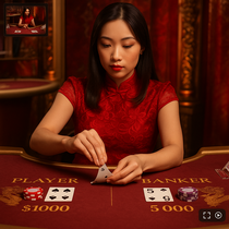 LocoWin - Baccarat Table Game - High-Stakes Elegance